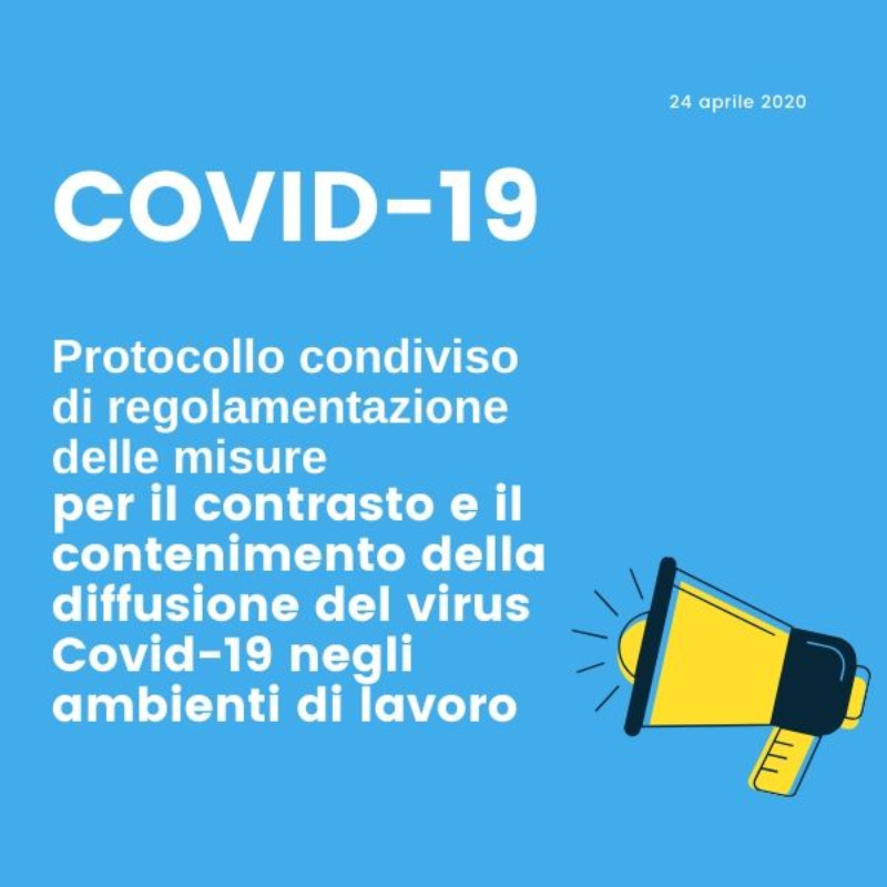 INFORMATIVA AL PERSONALE SU PRESCRIZIONI PROTOCOLLO REGOLAMENTAZIONE CONTENIMENTO DIFFUSIONE DEL COV